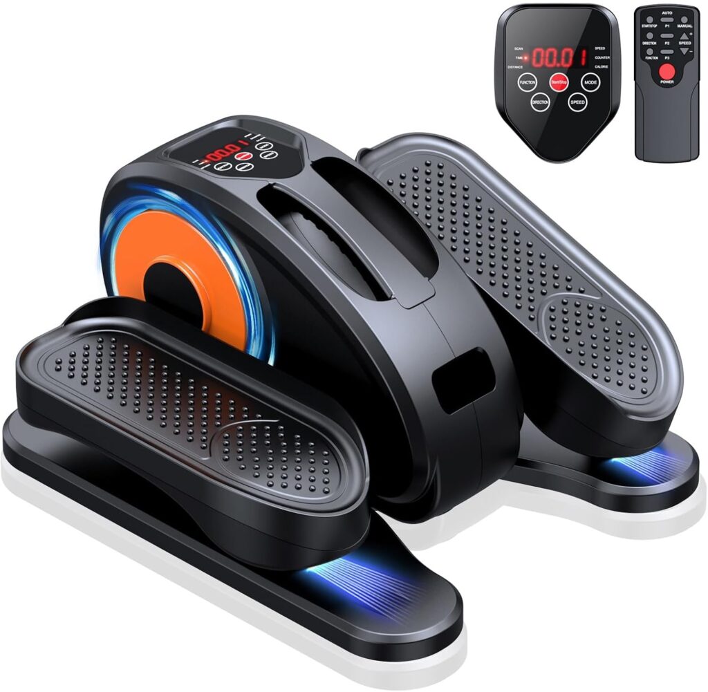 GUGTTR Under Desk Elliptical Machine: Fully Assembled and Senior-Friendly